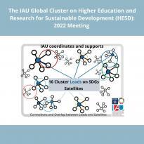 The IAU Global Cluster on Higher Education and Research for Sustainable Development (HESD)