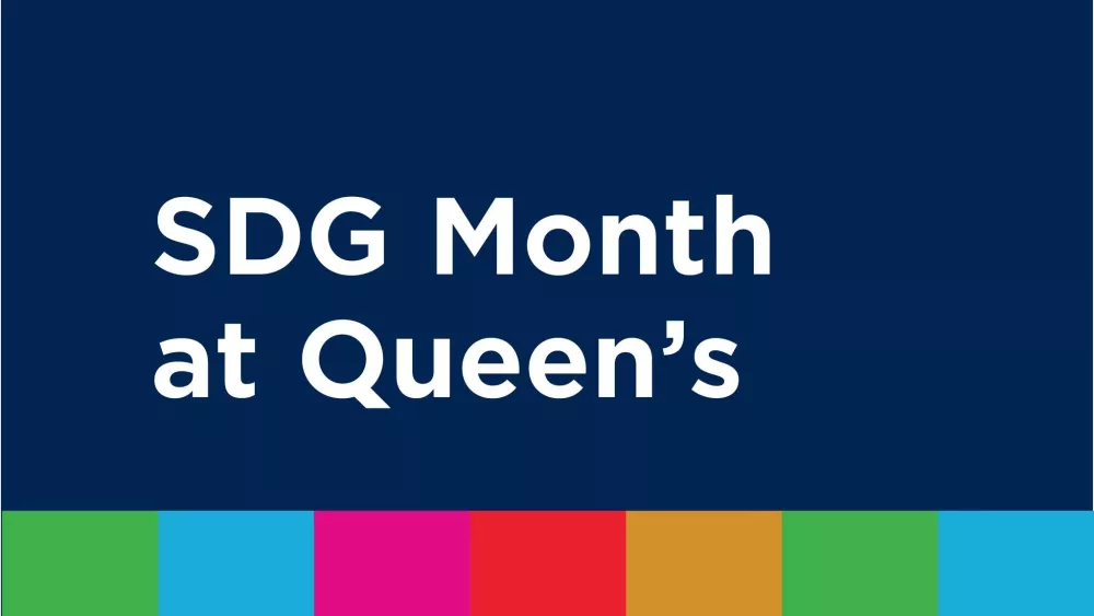 sdg month at queens university